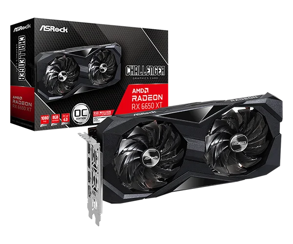 ASRock AMD RX 6650XT graphics card
